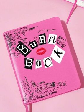 Kohl's Pink 'Burn Book' Hardcover Notebook with Lip Graphic